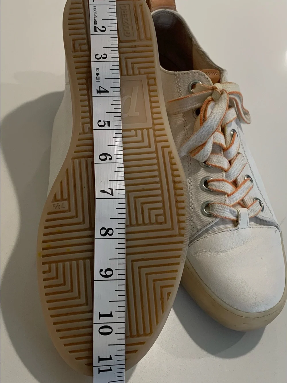 Paul Green PGB Zero 1 Pure Go White Casual Low-Top Sneakers, 9.5 / 10